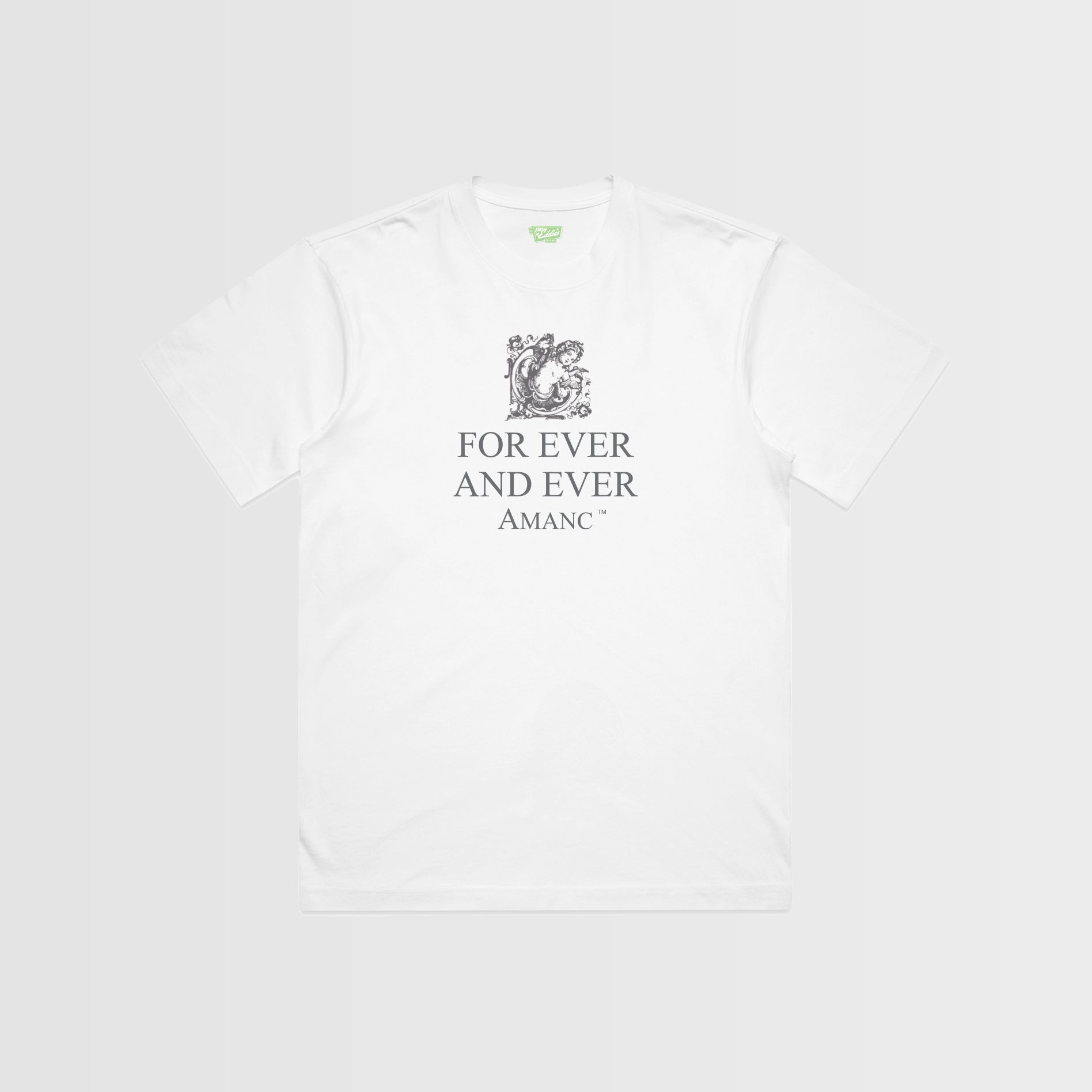 “For Ever and Ever – AMANC” Graphic T-Shirt – Manchester Streetwear Tee