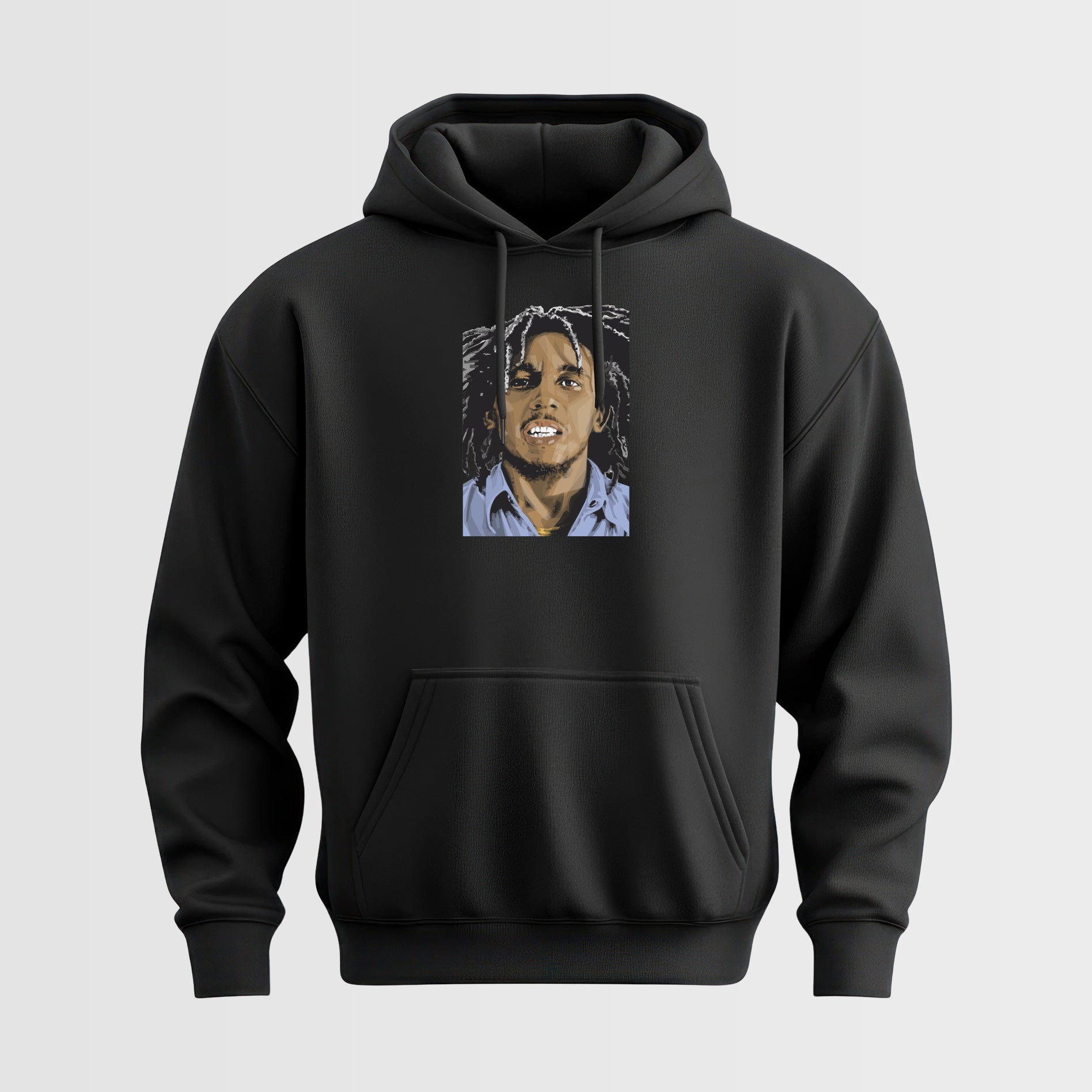 Retro Reggae Inspired Hoodie – Music Icon Pullover