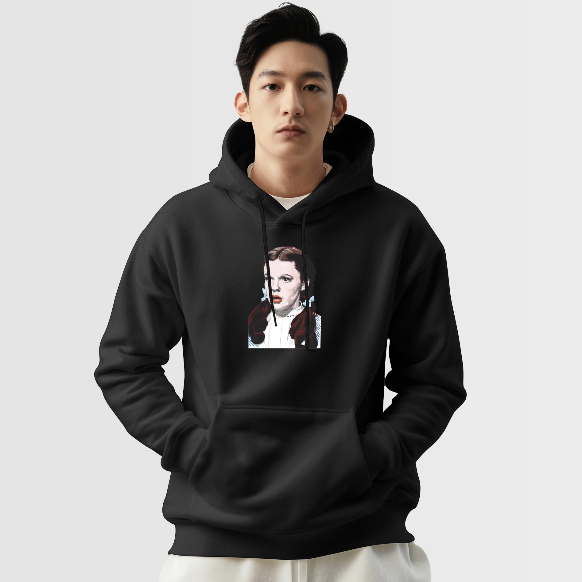 Retro Cinema Inspired Hoodie – Classic Hollywood Graphic Pullover