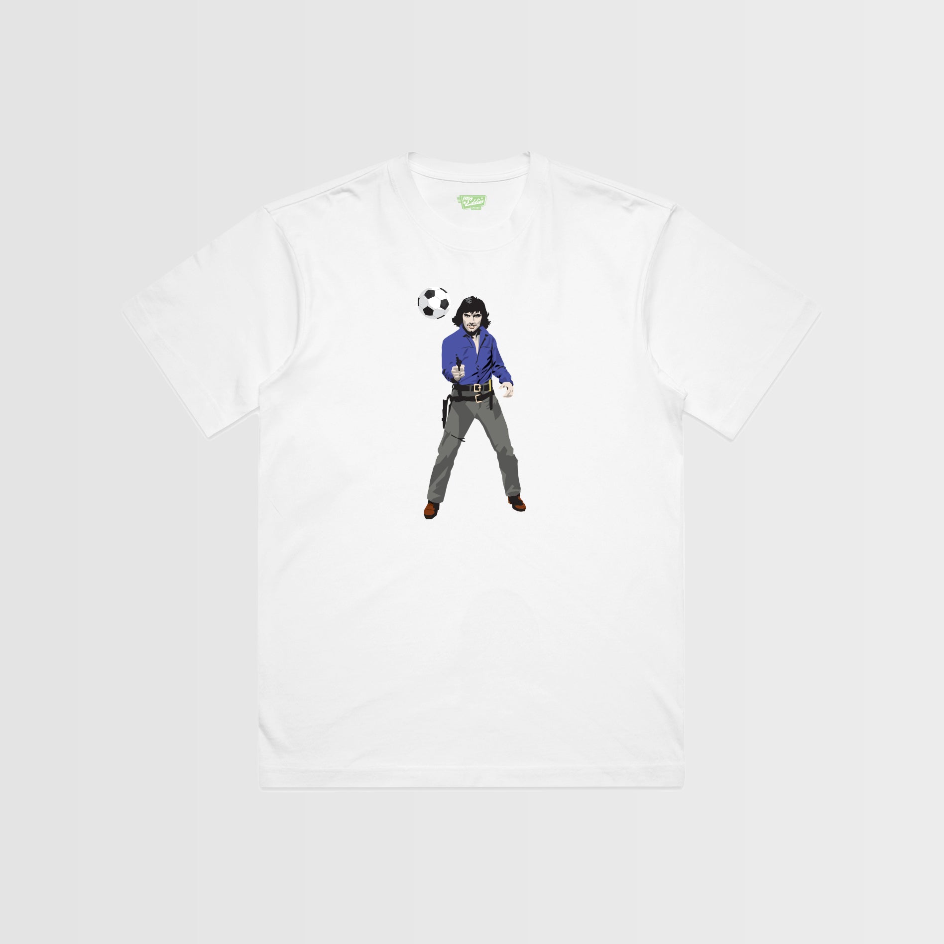 George Best Inspired Graphic T-Shirt – Retro Football Legend Tee