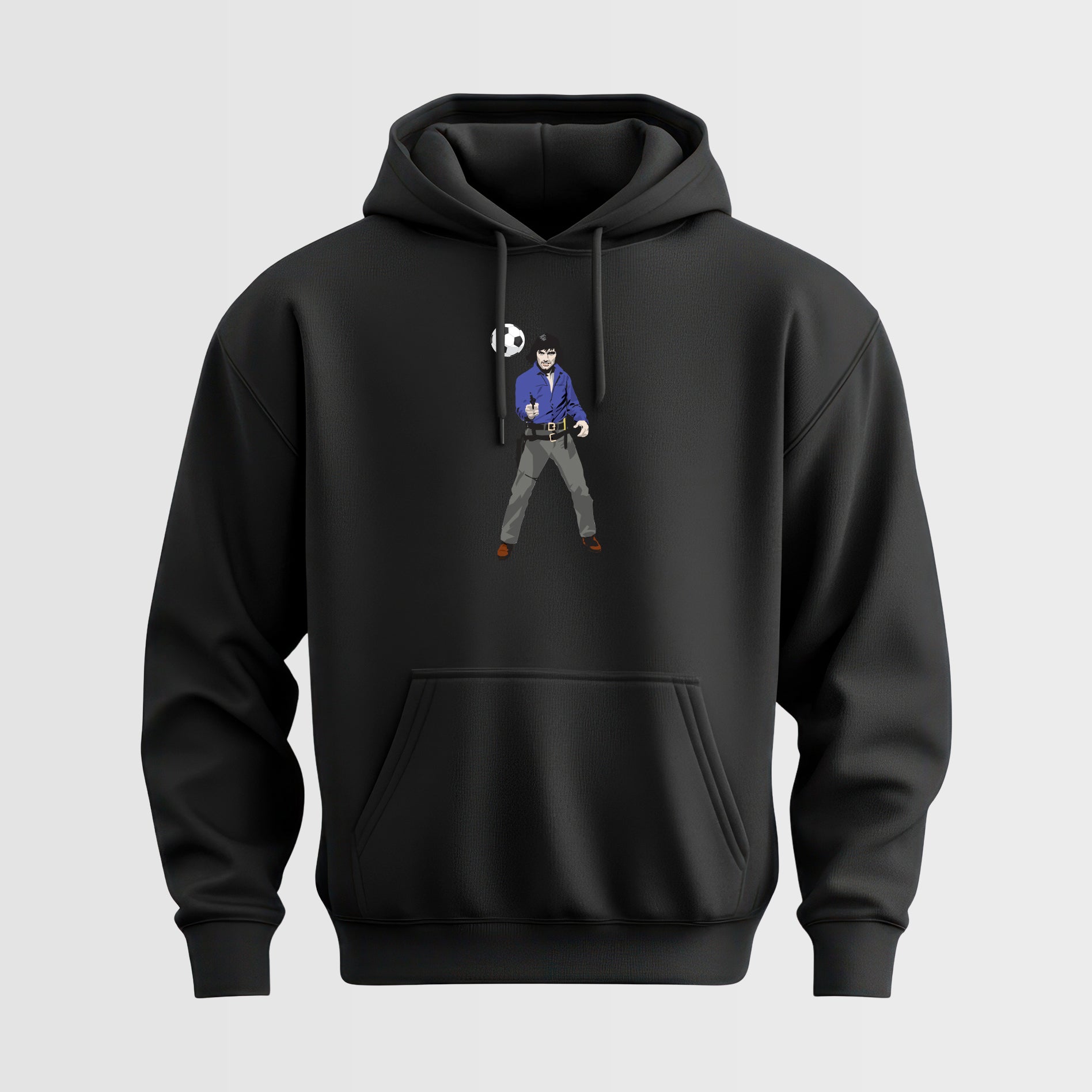 George Best Blue Inspired Hoodie