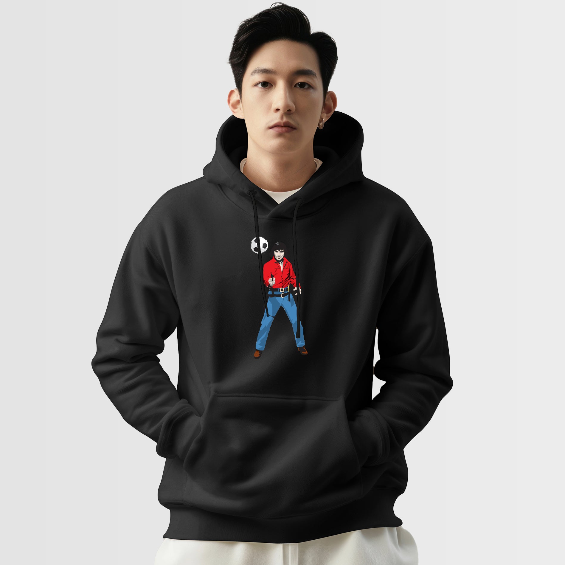 George Best Red Inspired Hoodie