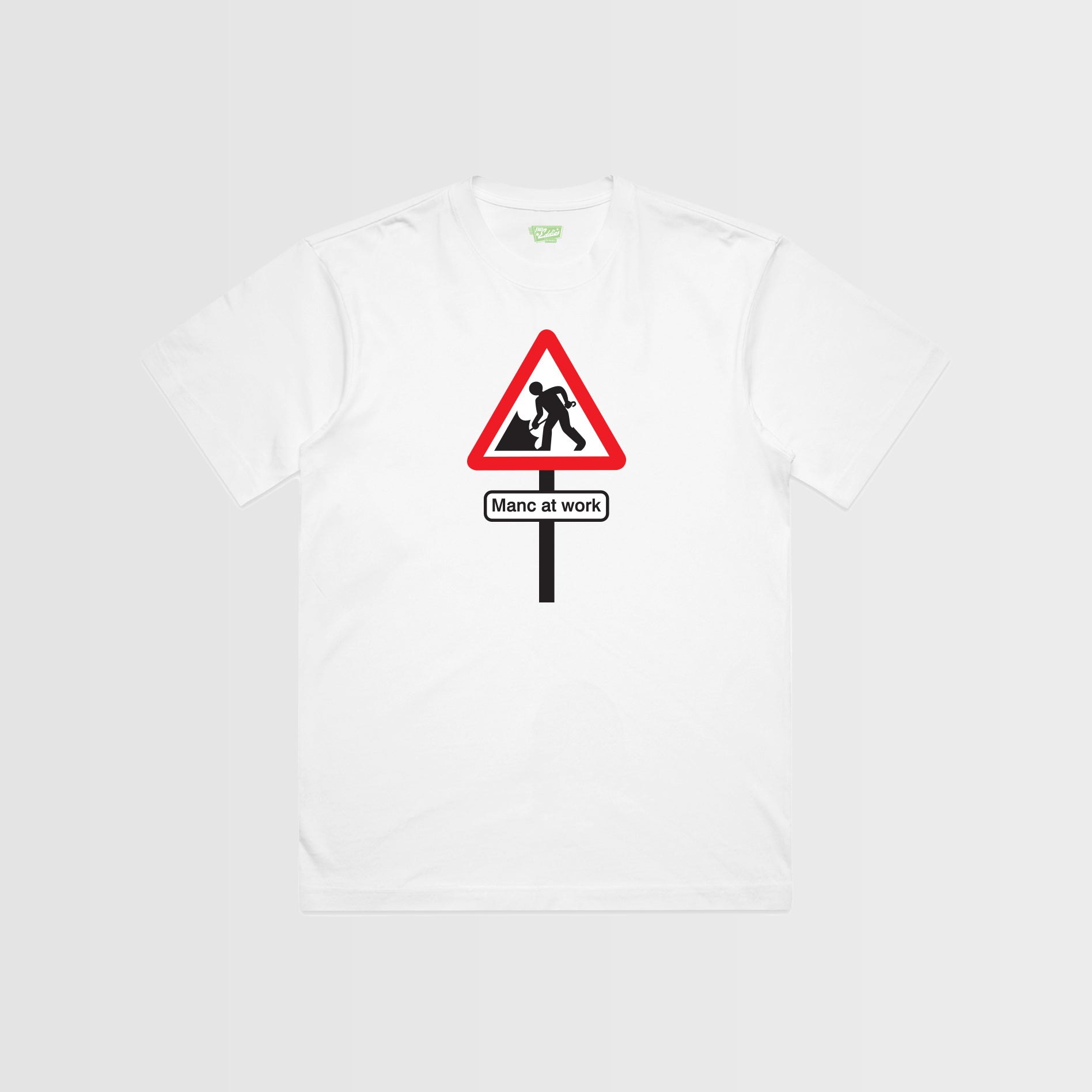 “Manc at Work” Graphic T-Shirt – Manchester Culture Streetwear Tee