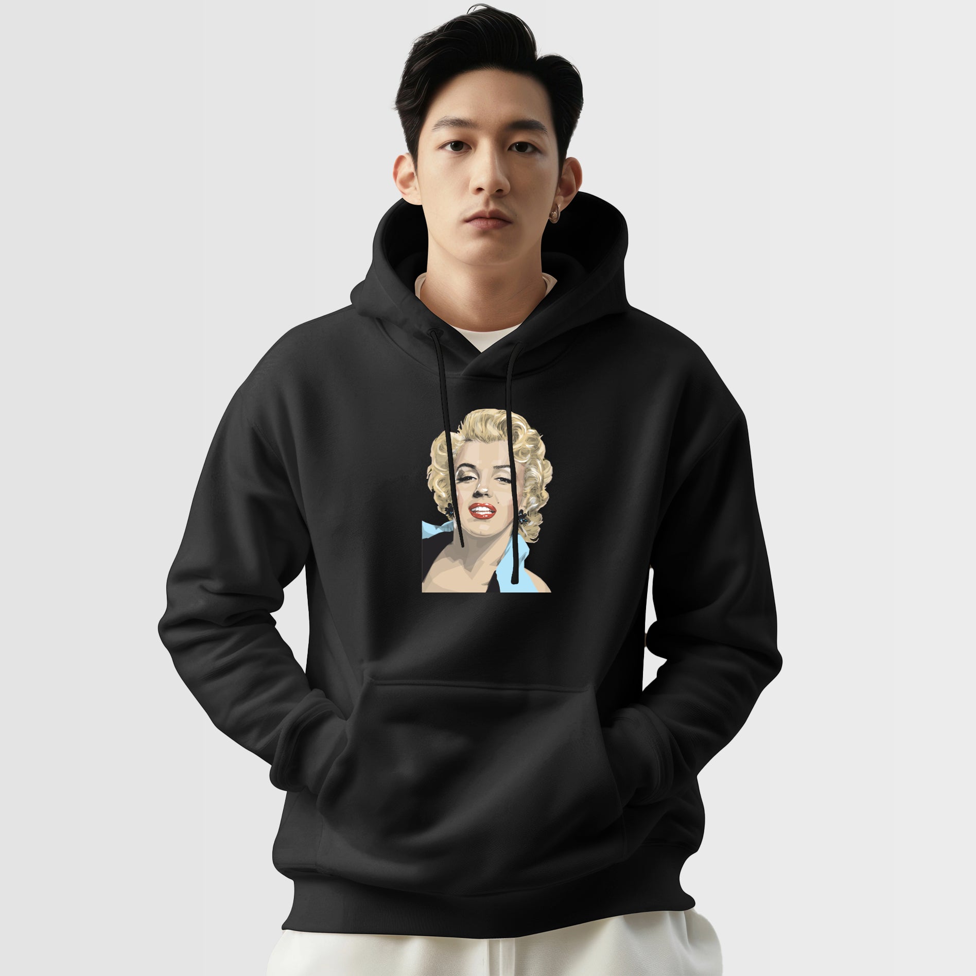 Hollywood Glamour Hoodie – Vintage Icon Pop Art Pullover