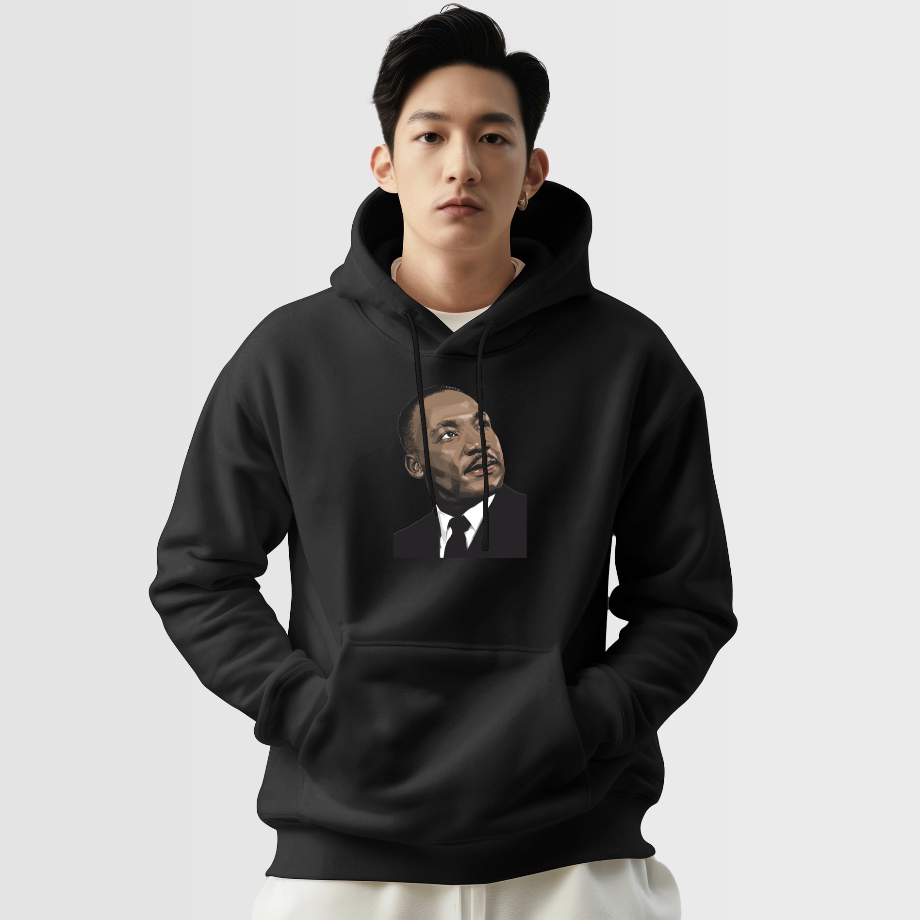 Visionary Leader Hoodie – Inspirational Portrait Graphic Pullover