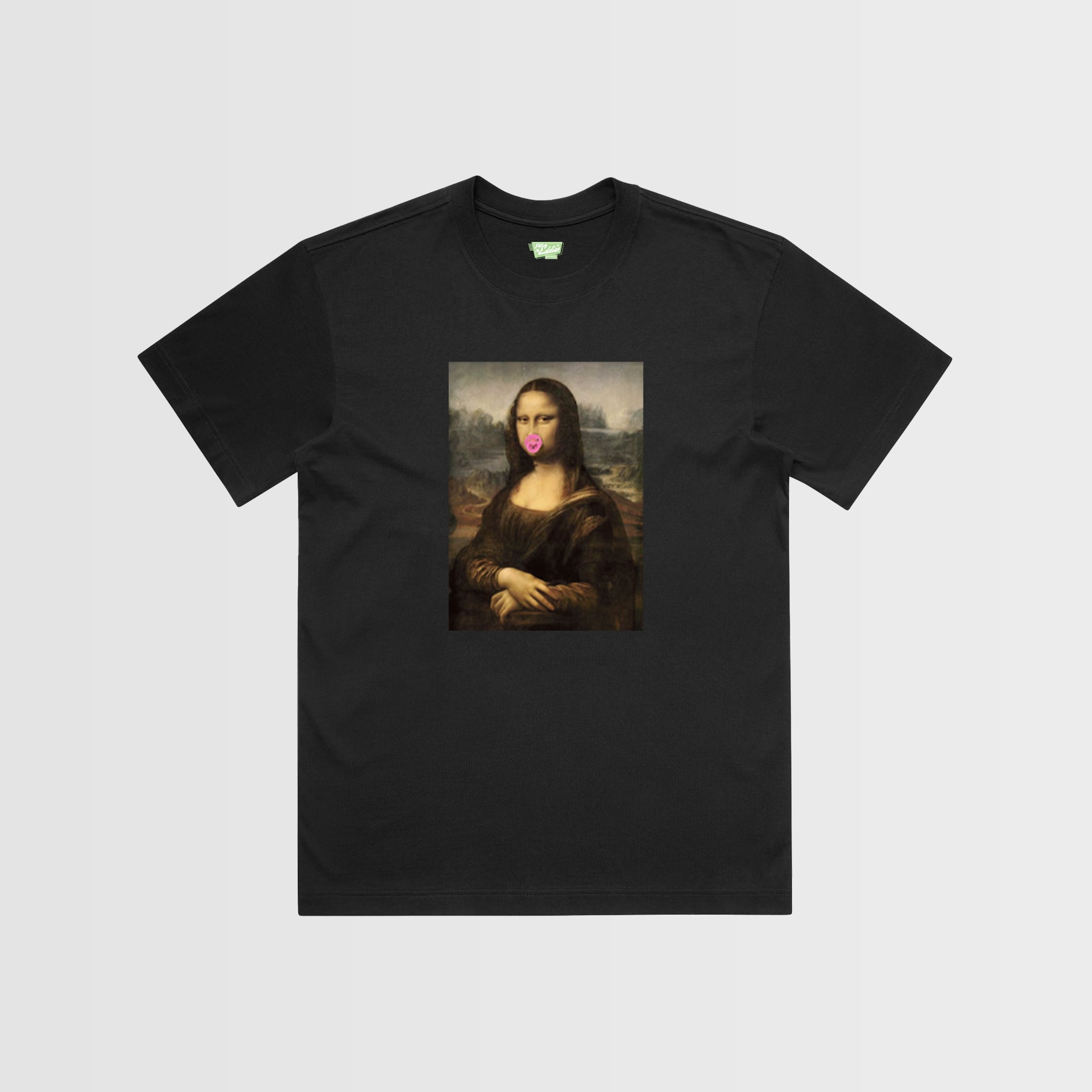 Mona Lisa Dummy Graphic T-Shirt – Artistic Parody Streetwear Tee