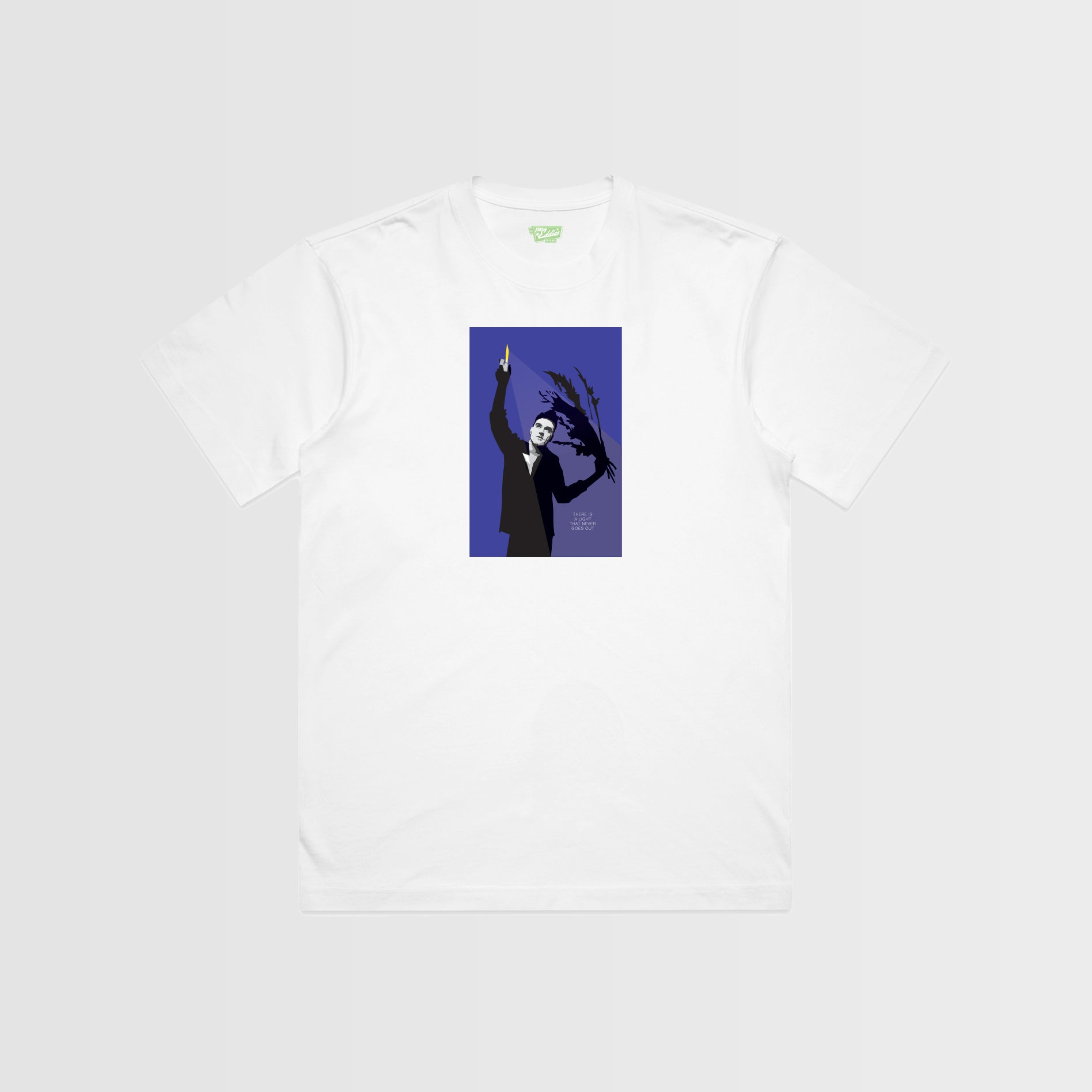 Morrissey Graphic T-Shirt – Retro “There Is A Light That Never Goes Out” Inspired Tee