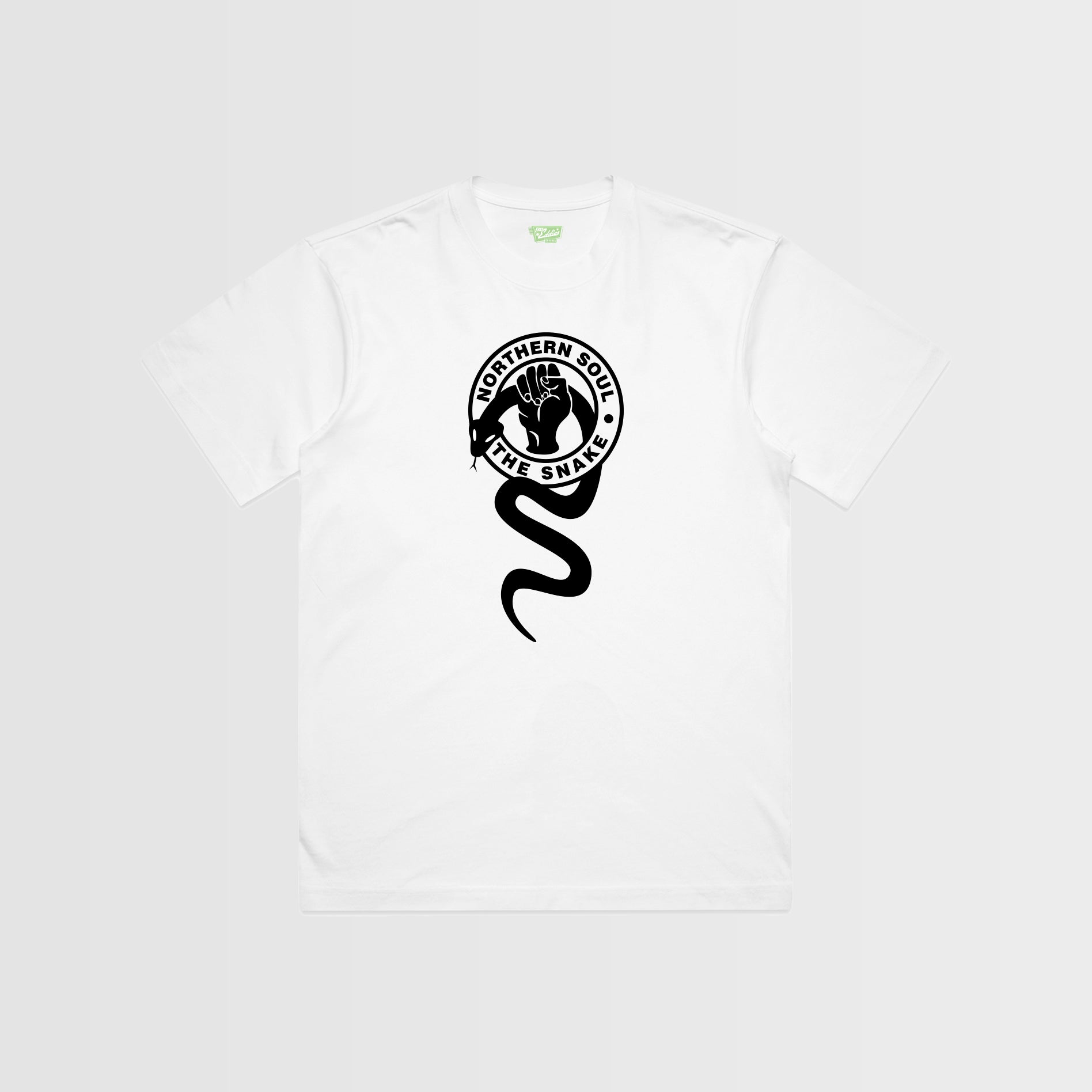 Northern Soul “The Snake” Graphic T-Shirt – Retro Soul Music Tee
