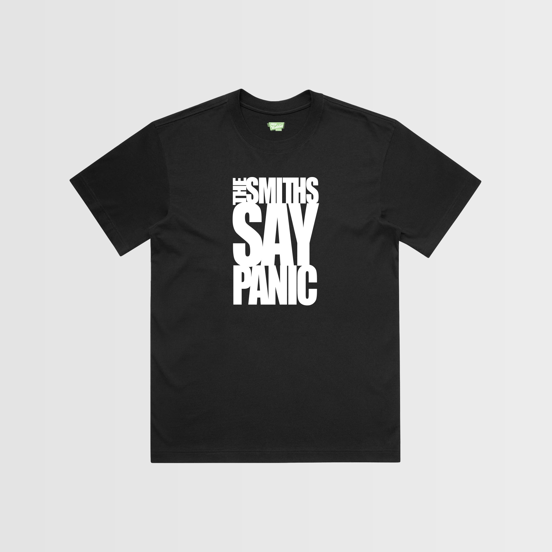 “The Smiths Say Panic” Inspired Graphic T-Shirt – Retro Indie Music Tee